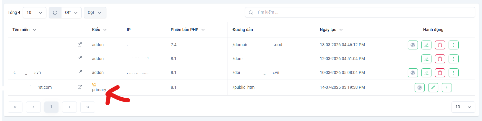 Phạm vi di chuyển dữ liệu