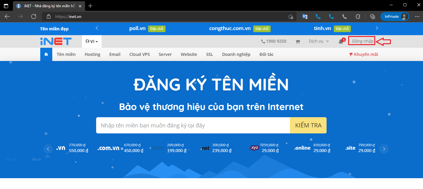 Helpdesk iNET - Trang hỗ trợ dịch vụ của iNET