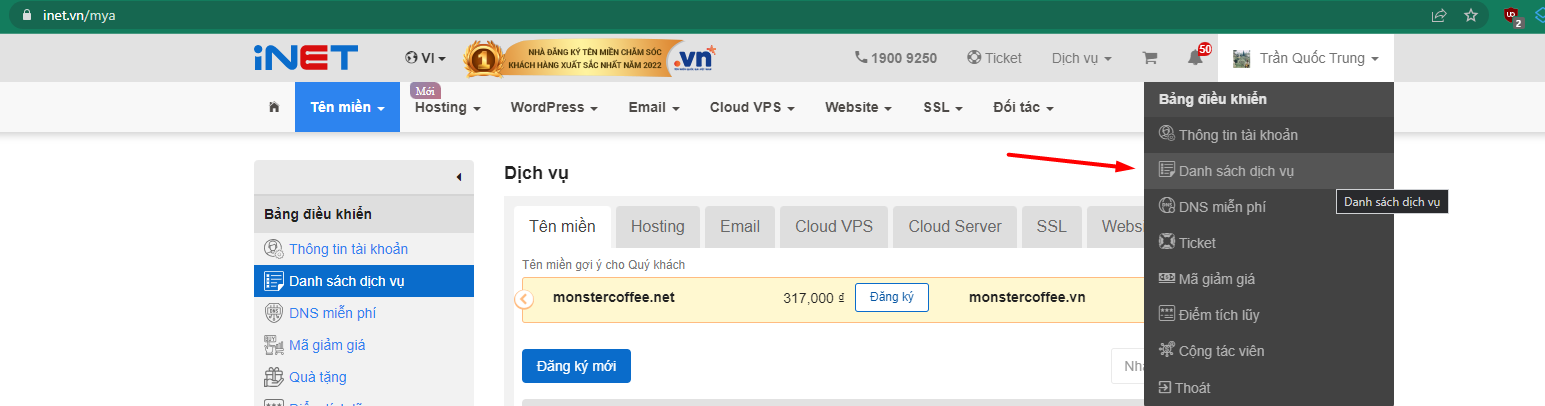 Helpdesk iNET - Trang hỗ trợ dịch vụ của iNET