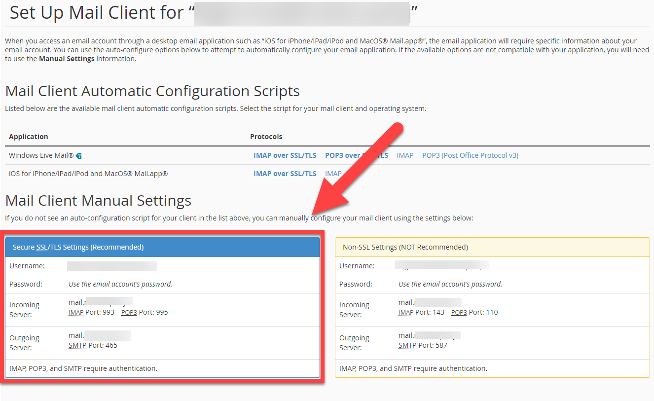 cpanel ports