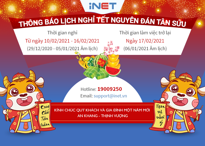 Thông báo lịch nghỉ Tết Nguyên Đán