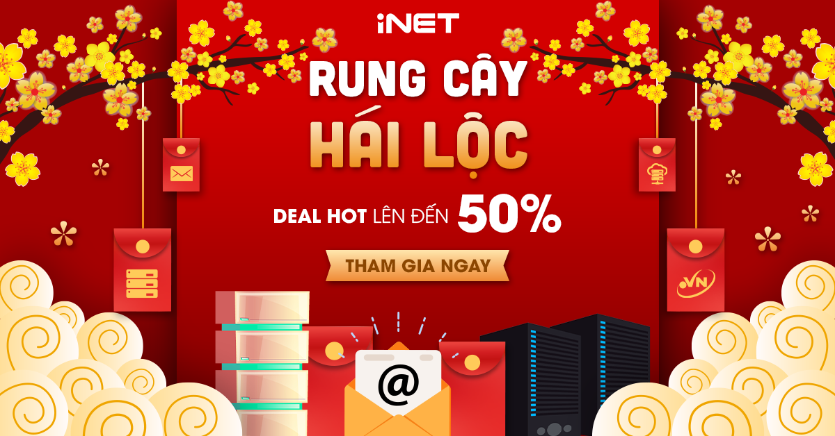 Rung Cây Hái Lộc Đầu Năm - Nhận Lì Xì May Mắn Từ iNET