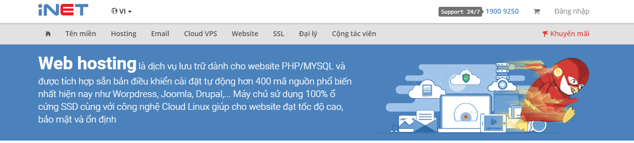Helpdesk iNET - Trang hỗ trợ dịch vụ của iNET